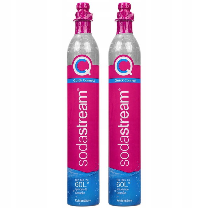 SATURATOR SODASTREAM ART CZARNY + 2x NABÓJ QUICK CONNECT DO GAZOWANIA WODY