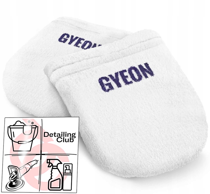 GYEON Q2M MF APPLICATOR EVO 2 SZTUKI APLIKATORY Z MIKROFIBRY DO POWŁOK