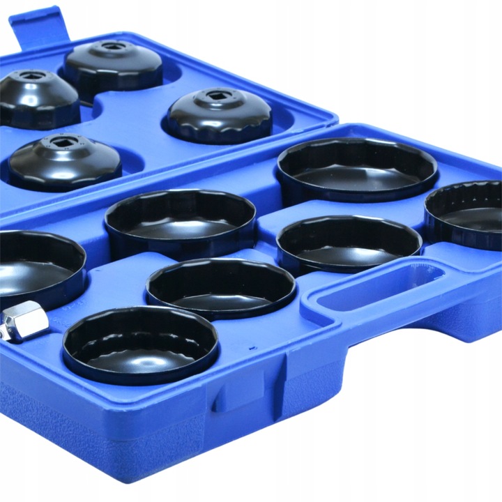 ZESTAW KLUCZY NASADEK W WALIZCE DO ODKRĘCANIA FILTRÓW OLEJU 15 ELEMENTÓW BL