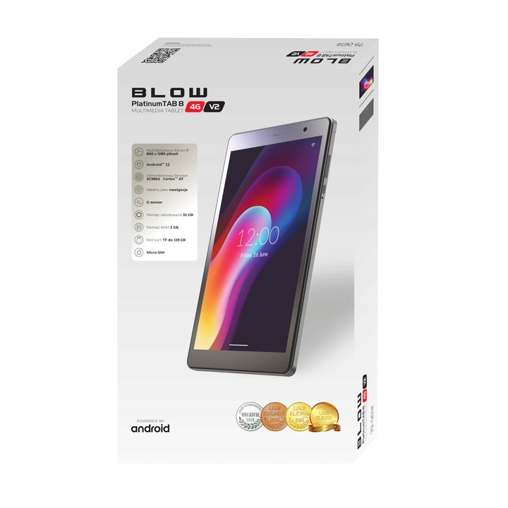 TABLET 8" 4G LTE 4/64GB WiFi SIM GPS HD ANDROID ŁADOWARKA KABEL