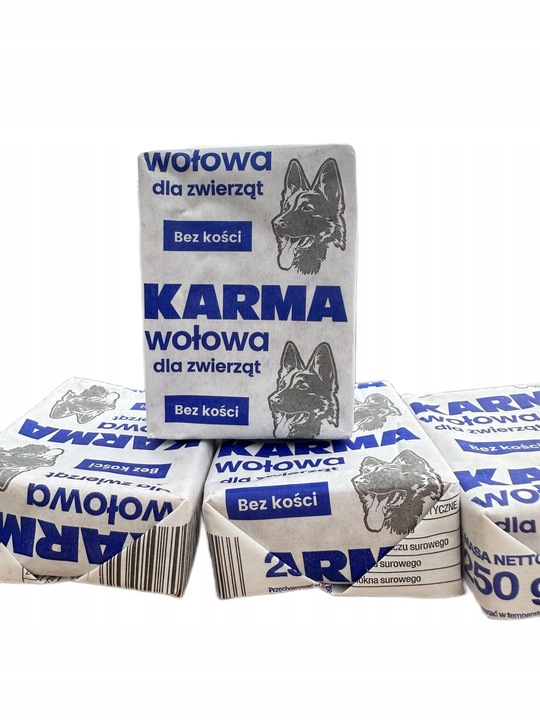 10KG MIĘSO MROŻONE 100% WOŁOWE KOSTKI DLA PSA BARF WOŁOWINA BEZ KOŚCI