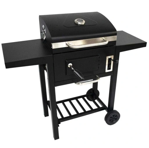 Grill węglowy duży popielnik korba