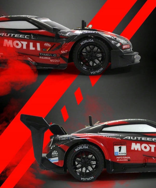 SAMOCHÓD RC DO DRIFTU AUTO WYŚCIGOWE ZDALNIE STEROWANE DRIFT 4x4 PILOT 2,4