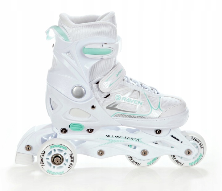Rolko-Wrotki 3w1 RAVEN Spirit White/Mint 37-40