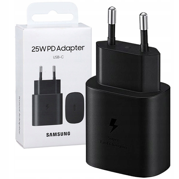 Ładowarka sieciowa Samsung 25W EPTA800NB Adapter do Galaxy S24/S23/Z Fold 5