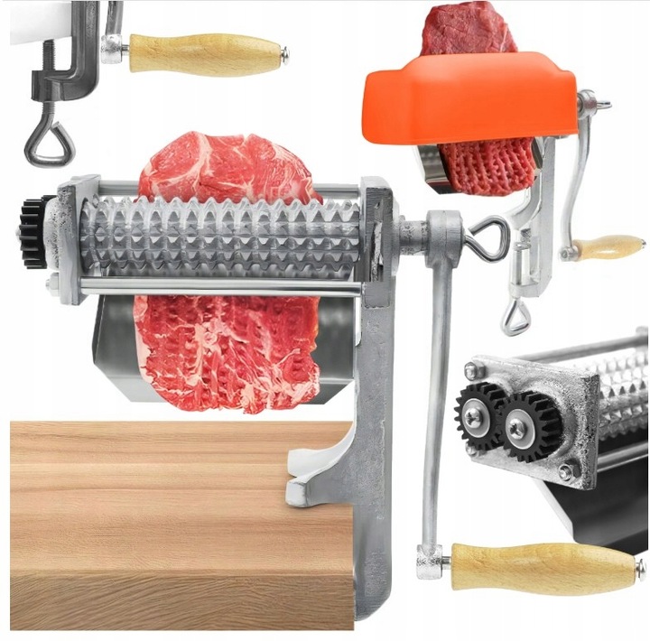 KOTLECIARKA RĘCZNA ŻELIWNA MASZYNKA DO ROZBIJANIA MIĘSA KOTLETÓW STEKÓW