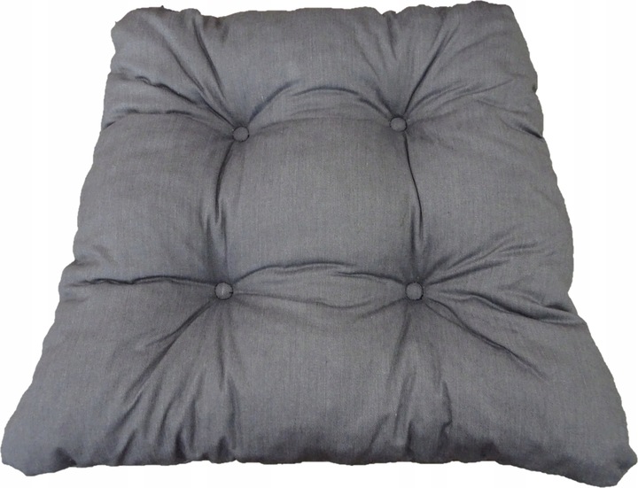 Poduszka na KRZESŁO TRAPEZ SZARA