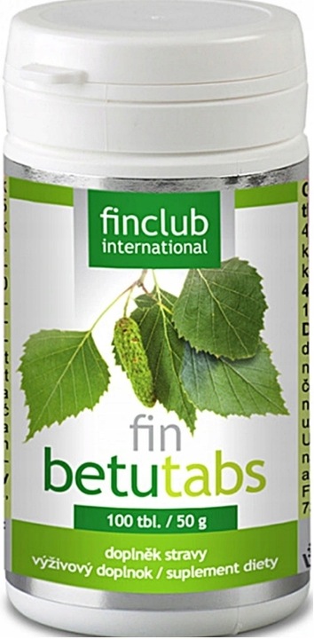 FIN BETUTABS Ekstrakt z liści brzozy na drogi moczowe Finclub 100 tabl.