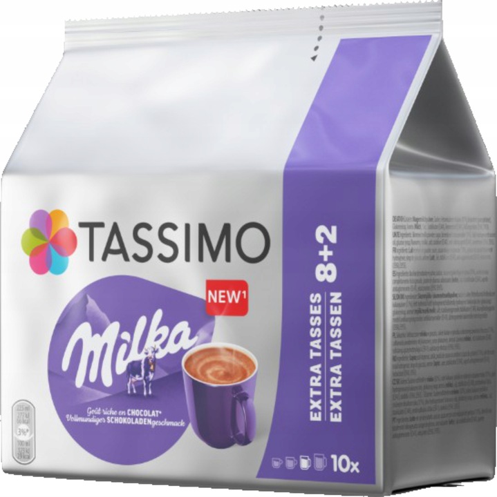 Kapsułki TASSIMO MILKA 8 + 2
