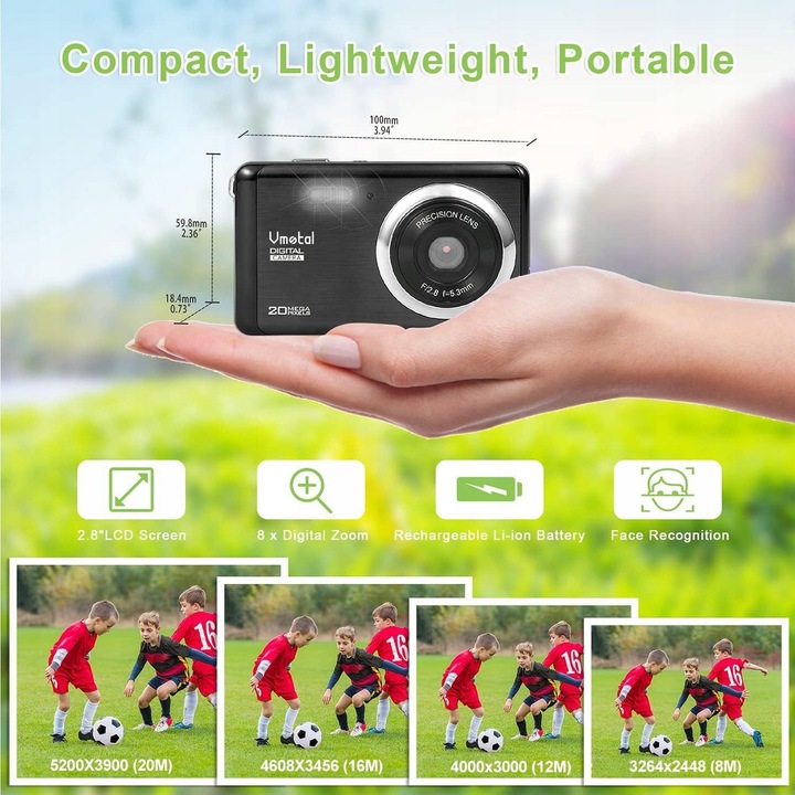 VMOTAL KOMPAKTOWY APARAT CYFROWY