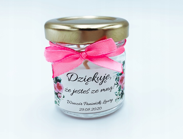 PODZIĘKOWANIE na Wieczór Panieński UPOMINEK PREZENT dla DZIEWCZYN SŁOICZEK