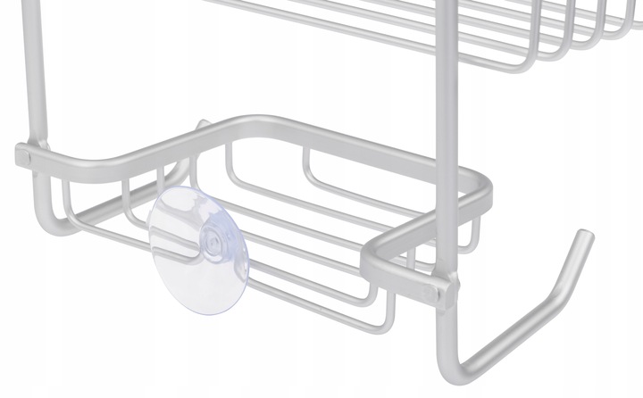 Półka wisząca pod prysznic do łazienki nierdzewna