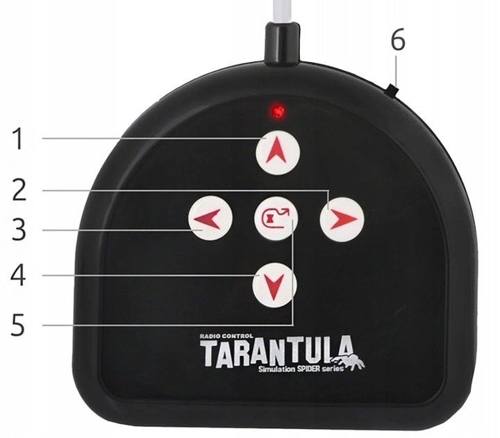 PAJĄK ZDALNIE STEROWANY LED NA PILOT DUŻY TARANTULA ZABAWKA DLA DZIECI