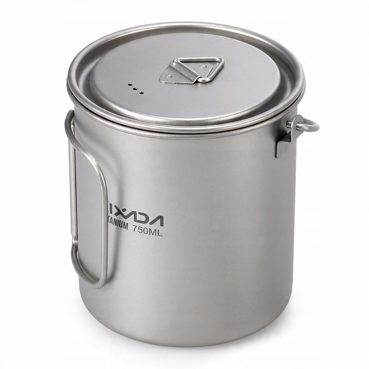 Lixada Lekki Tytan 3 Sztuk Zestaw Tytanu 750 ml