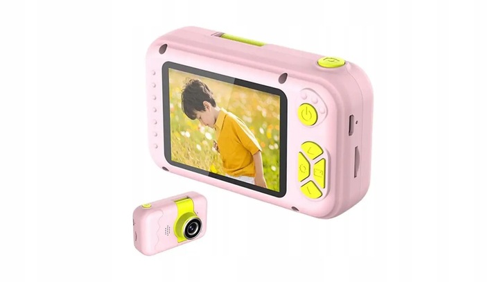 Aparat cyfrowy dla dzieci Denver KCA-1350 z selfie różowy