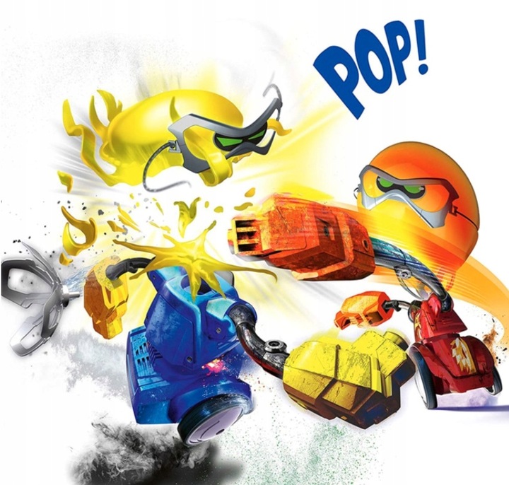 Auto Roboty Walczące Zdalnie Sterowane Balony + 2 Piloty + Zestaw 20 Balon