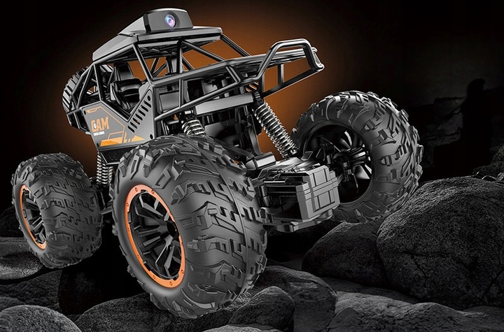 SAMOCHÓD ZDALNIE STEROWANY TERENOWY Z KAMERĄ WIFI AUTO NA PILOT +AKUMULATOR