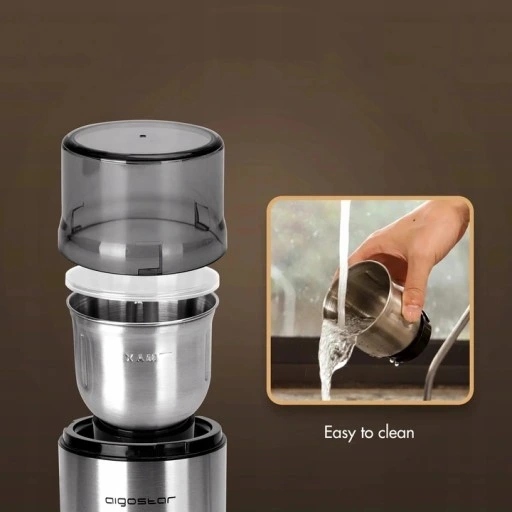 Aigostar Kompaktowy młynek elektryczny 200W do kawy orzechów ziaren