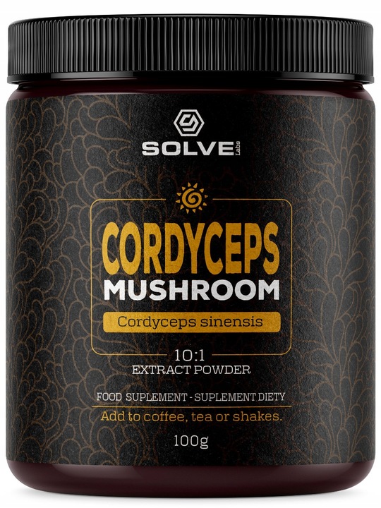 CORDYCEPS SINENSIS 10:1 EKSTRAKT 100G SOLVE LABS