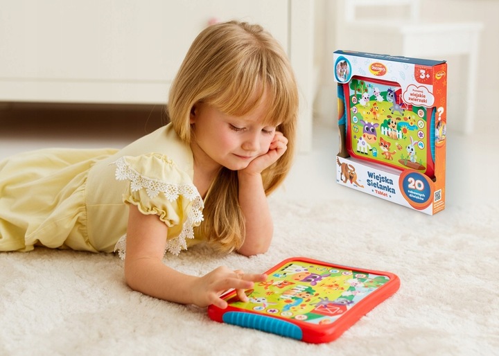 Dumel TABLET WIEJSKA SIELANKA QUIZ ZWIERZĘTA PL 3+