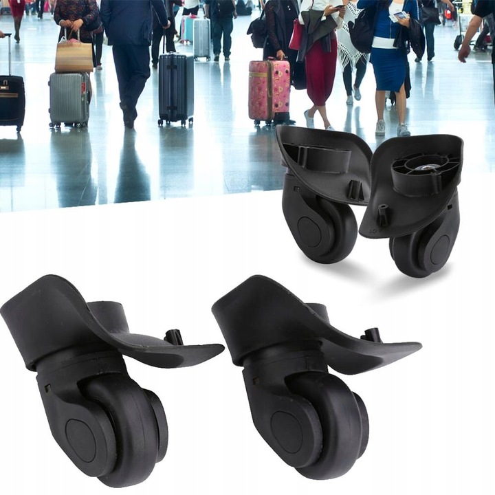 KÓŁKA ZAMIENNE DO WALIZKI 360° CICHE KÓŁKO ODŁĄCZANE
