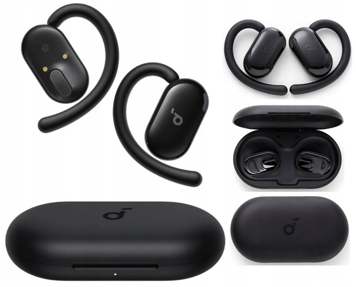 CZARNE Słuchawki Bezprzewodowe o otwartej konstrukcji Soundcore V30i