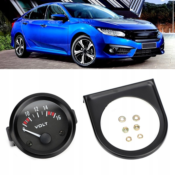 WOLTOMIERZ VOLTOMIERZ SAMOCHODOWY 12V 52MM