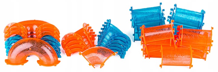 KONSTRUKCYJNE KLOCKI MAGNETYCZNE dla dzieci KULODROM TOR dla KULEK 188 el