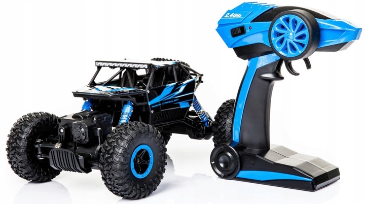 Samochód Auto CRAWLER 2.4 GHz 4x4 ZDALNIE STEROWANY Niebieski 4WD RC
