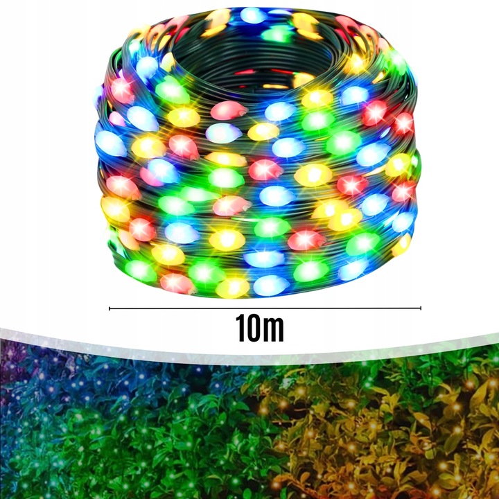 LAMPKI CHOINKOWE 100LED MULTIKOLOR ŚWIĄTECZNE SMART WIFI TUYA PILOT 10M
