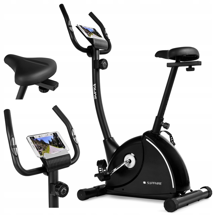 ROWER stacjonarny magnetyczny SUPRA rowerek TRENINGOWY do ćwiczeń SAPPHIRE