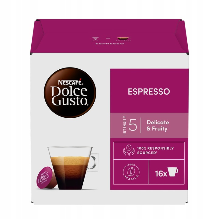 Kapsułki kawa espresso Nescafe Dolce Gusto 4+2