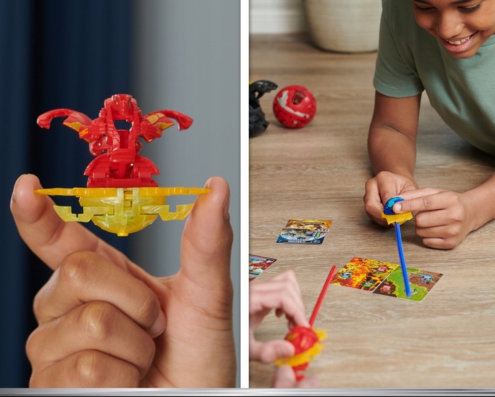 BAKUGAN ZESTAW STARTER PACK GRA STRATEGICZNA ZESTAW STARTOWY 3 FIGURKI