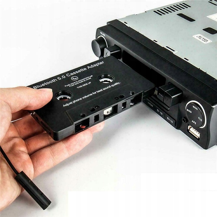 KASETA BLUETOOTH 5.0 DO RADIA ADAPTER TRANSMITER