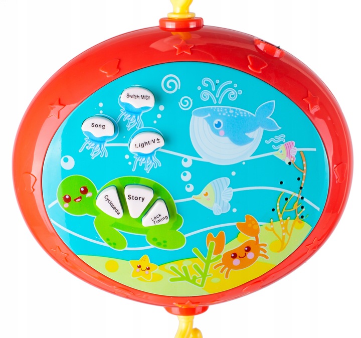 KARUZELKA KARUZELA DO ŁÓŻECZKA Z PROJEKTOREM I PILOTEM DLA DZIECI