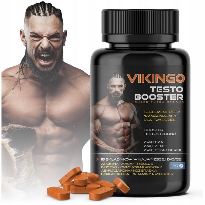 Testosteron Tabletki Booster Testosteronu Ashwagandha Arginina Tribulus DAA