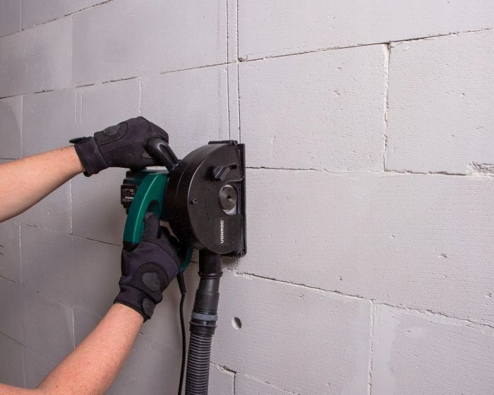 Bruzdownica 1700W VONROC + 4 tarcze diamentowe