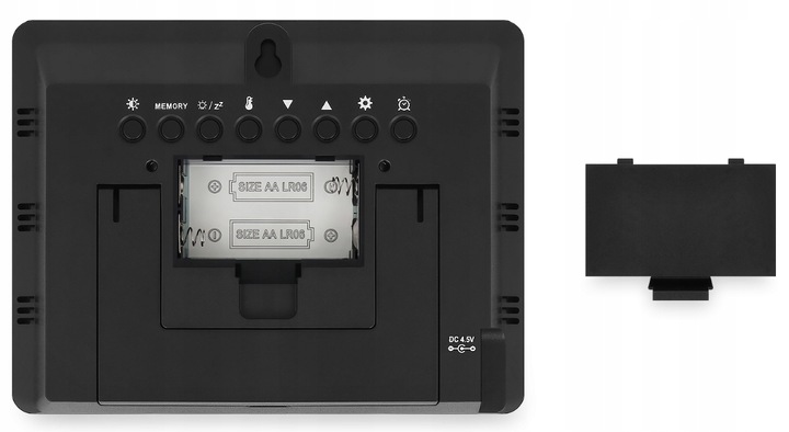 STACJA POGODOWA Higrometr Barometr Termometr Zegar Data BEZPRZEWODOWA