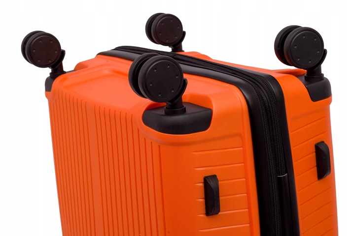 Komplet Wytrzymałych Walizek Podróżnych BAGIA Z Polipropylenu + GRATIS