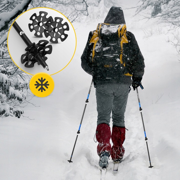 KIJE NORDIC WALKING KIJKI SKŁADANE REGULOWANE DO CHODZENIA TELESKOPOWE 4FIZ