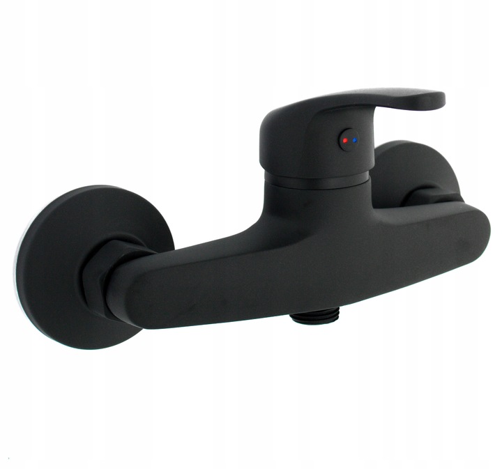 ZESTAW PRYSZNICOWY CZARNY Z DESZCZOWNICA, BATERIA, SŁUCHAWKA NATYNKOWY LOFT