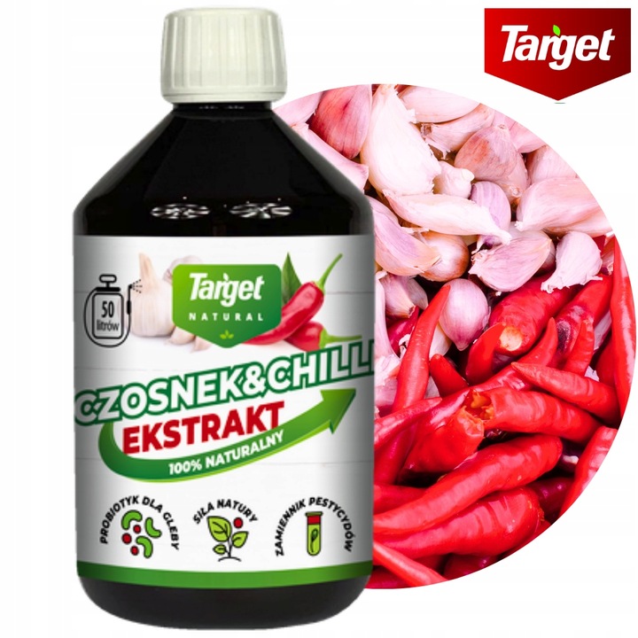 CZOSNEK & CHILLI NATURALNY EKSTRAKT 500 ML TARGET