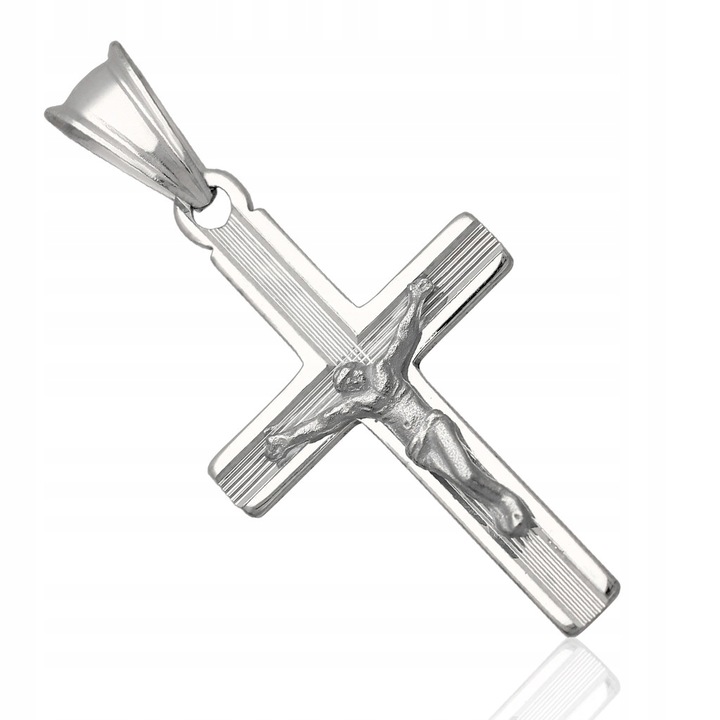 Krzyżyk srebrny z wizerunkiem srebro pr.925