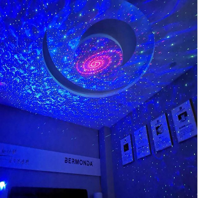 PROJEKTOR GWIAZD RZUTNIK NIEBA LAMPKA NOCNA LED GŁOŚNIK BLUETOOTH + PILOT