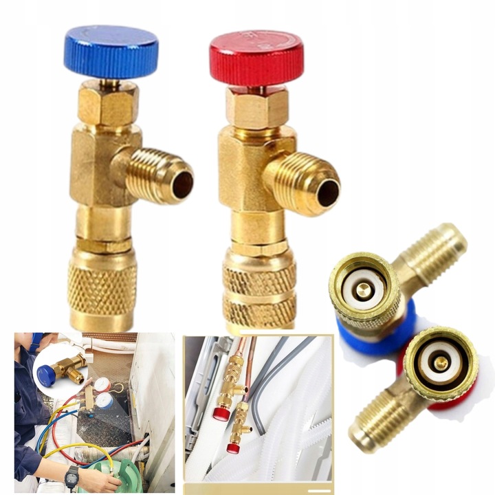 Zestaw zaworów napełniających R32 R410a R600 R134a