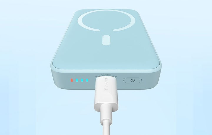 BASEUS MAGNETYCZNY POWER BANK KABEL USB-C 10000MAH 20W POWERBANK MAGSAFE