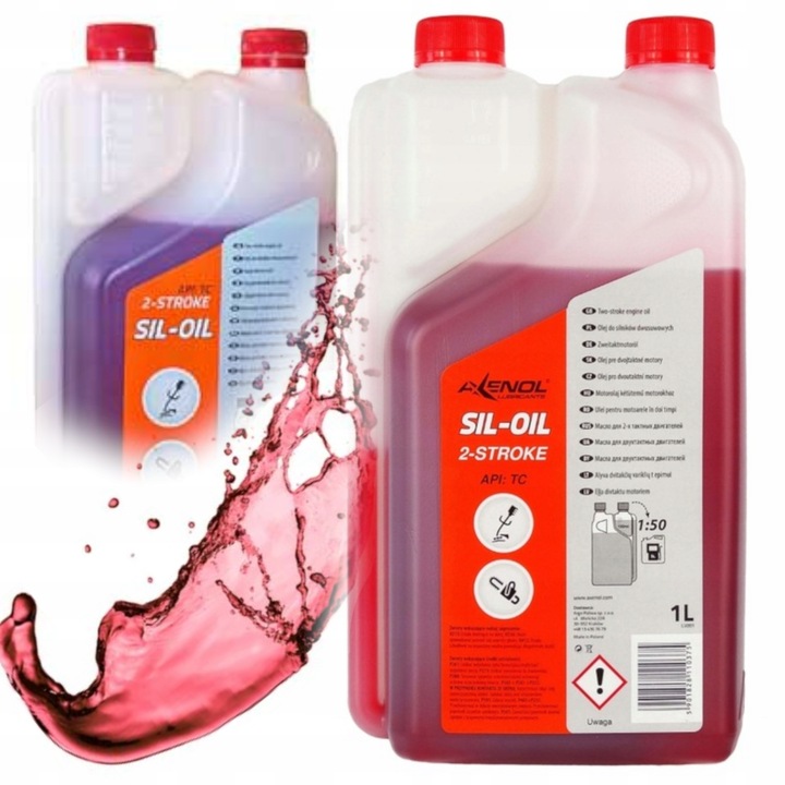 OLEJ DO SMAROWANIA PROWADNIC ŁAŃCUCHÓW PIŁY 5L + OLEJ DO MIESZANKI PALIW 1L