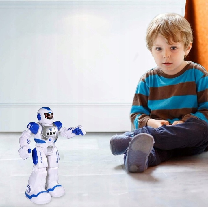 INTELIGENTNY ROBOT RC CZUJNIK DO WCZESNEJ EDUKACJI DLA DZIECKA + PILOT