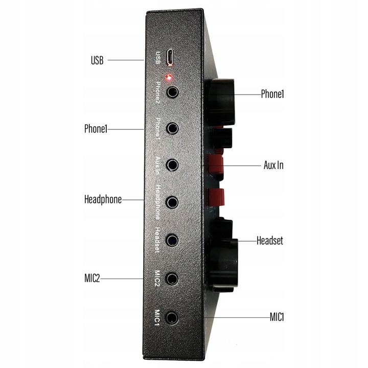 Mikrofon studyjny ze statywem i filtrem USB z mixerem Bluetooth V8X PRO