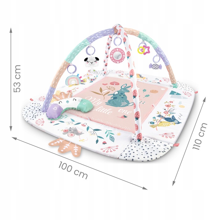 MATA EDUKACYJNA INTERAKTYWNA NUKIDO DLA DZIECI DUŻA 3w1 GRATIS PODUSZKA